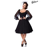 Retro jurk met lange mouwen Retro jurk met lange mouwen
