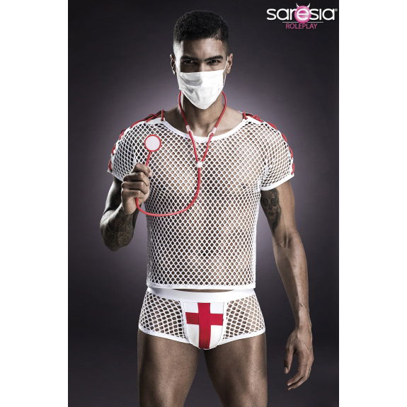 Hot Doctor kostuum van Saresia MEN rollenspel