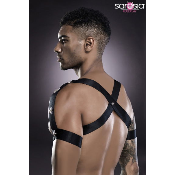 Harnasoutfit van Saresia MEN rollenspel