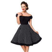 strapless swing jurk