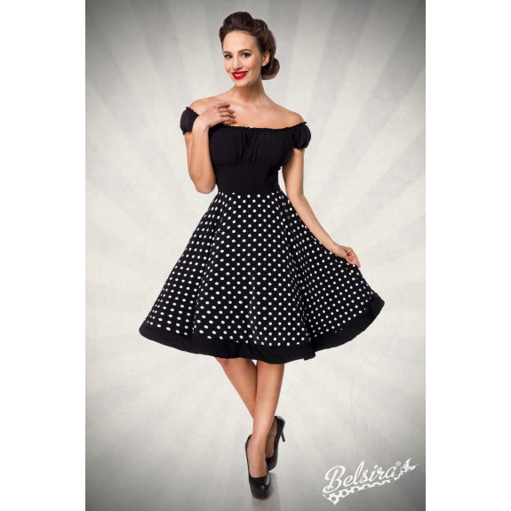 strapless swing jurk