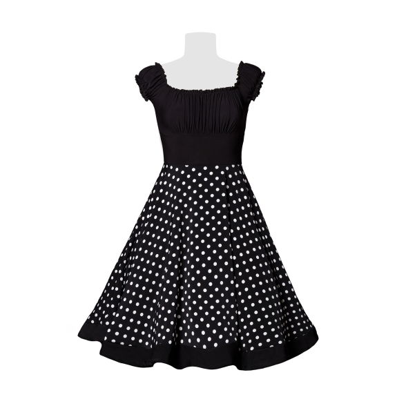 strapless swing jurk