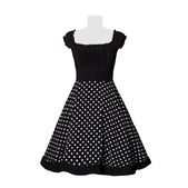 strapless swing jurk