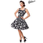 jurk retro zwart wit