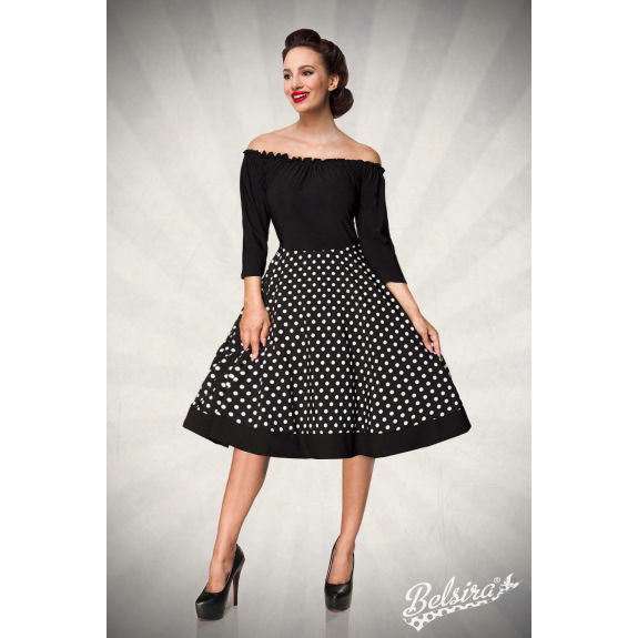 strapless swing jurk