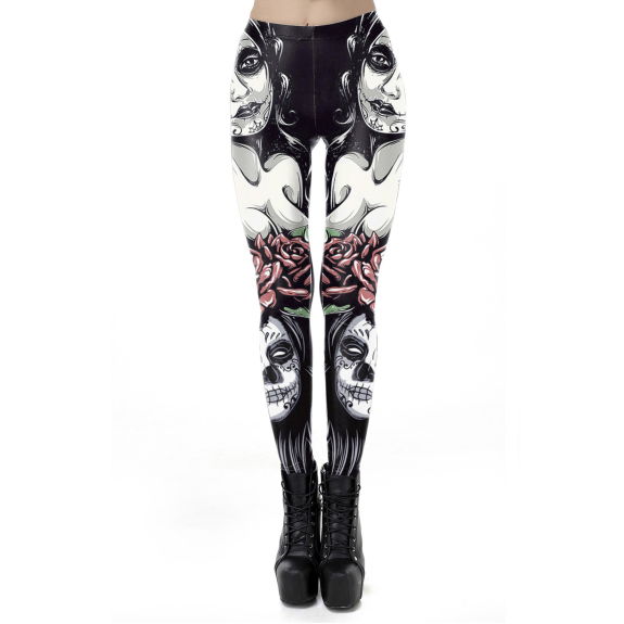 Legging van Día de Muertos