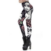 Legging van Día de Muertos