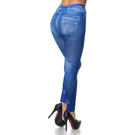 Legging in jeanslook