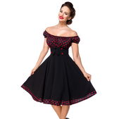 strapless swing jurk