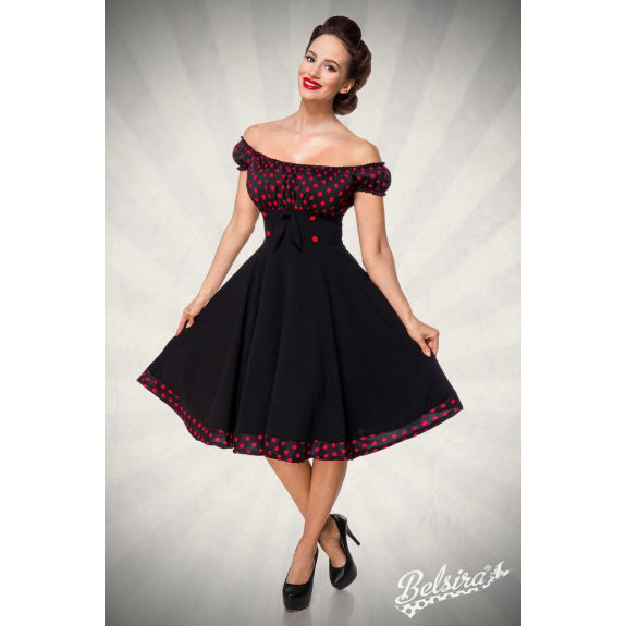 strapless swing jurk