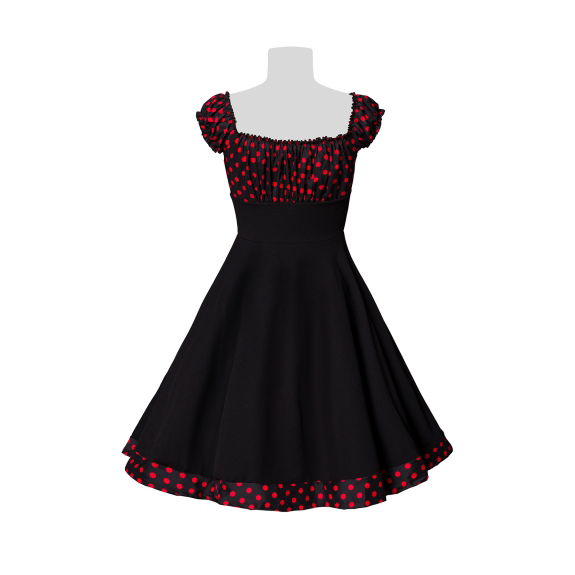 strapless swing jurk