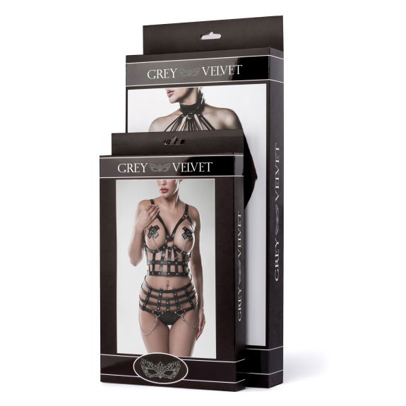 Erotisch setje met rokken van Grey Velvet