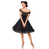 strapless swing jurk