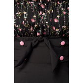 strapless swing jurk