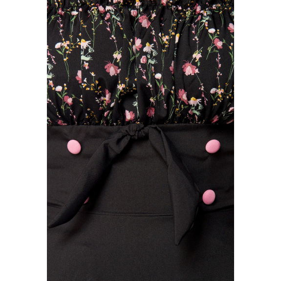 strapless swing jurk
