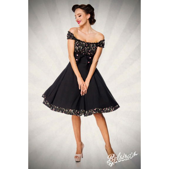 strapless swing jurk