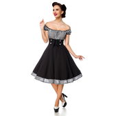 strapless swing jurk