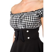 strapless swing jurk
