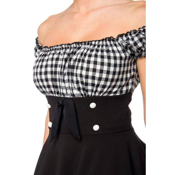 strapless swing jurk