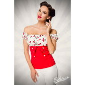 strapless topje