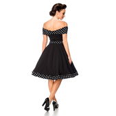 strapless swing jurk met riem