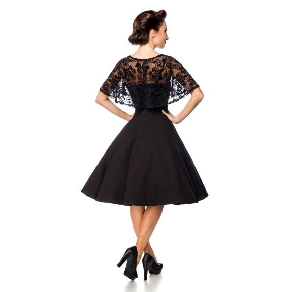 Retro jurk met cape
