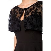 Retro jurk met cape