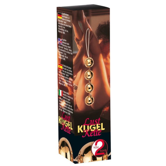You2Toys Goudkleurige Vagina Balletjes