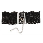 Cottelli Collection Kanten halsband - Zwart
