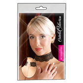Cottelli Collection Kanten halsband - Zwart