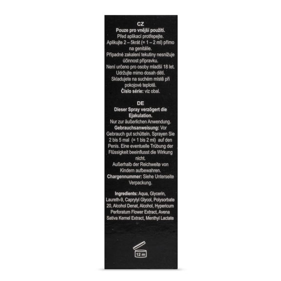 Cobeco Pharma Orgasme Vertragende Spray - Black Stone