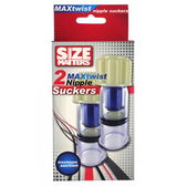 Size Matters Twist & Suck - 2-delige Tepelzuiger Set