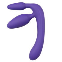 You2Toys Drie Dubbele Voorbind Dildo - Paars