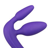 You2Toys Drie Dubbele Voorbind Dildo - Paars