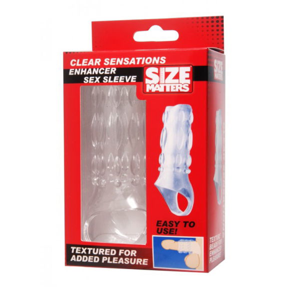 Size Matters Clear Sensations penis sleeve