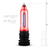 Bathmate Bathmate Hydro 7 Penispomp - Rood
