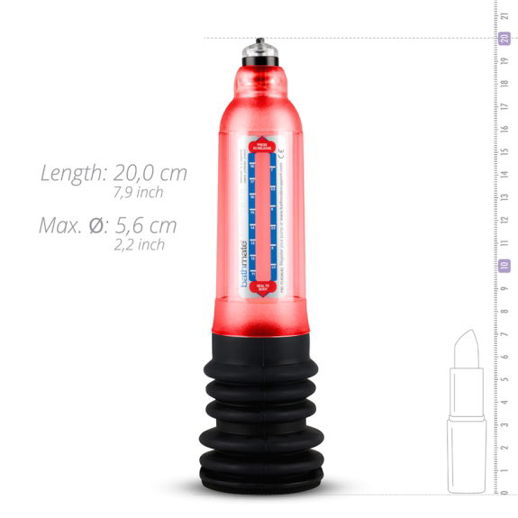 Bathmate Bathmate Hydro 7 Penispomp - Rood