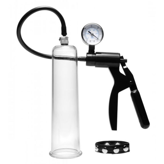 Size Matters The Premium Penispomp Met Cockring - Groot