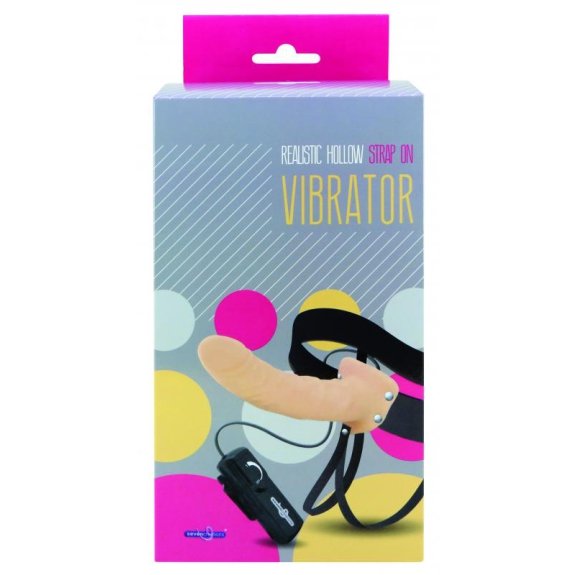 Realistische Holle Strap-On Vibrator
