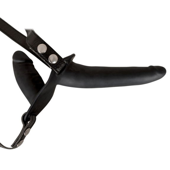 You2Toys Dubbele Strap-On - Zwart