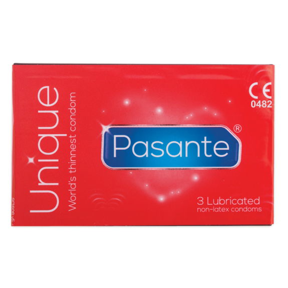 Pasante Pasante Unique Latex-vrije condooms 3 stuks