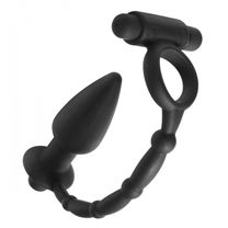 Master Series Viaticus Cockring Met Buttplug