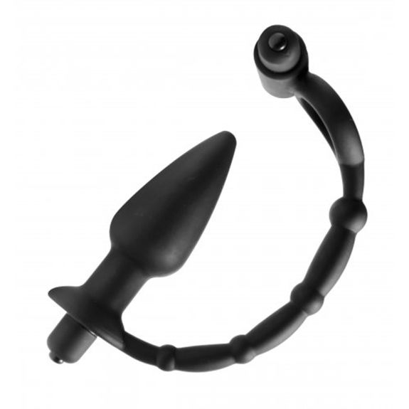 Master Series Viaticus Cockring Met Buttplug