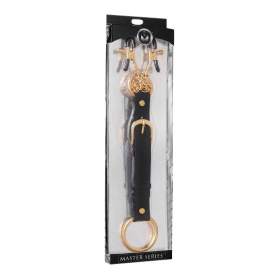 Master Series Penitentiary Tepelklemmen Met Cockring