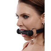 Master Series Mr. Ed Lockable SILICONE Horse Bit Gag