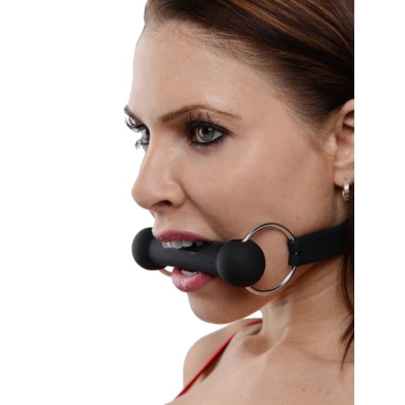 Master Series Mr. Ed Lockable SILICONE Horse Bit Gag