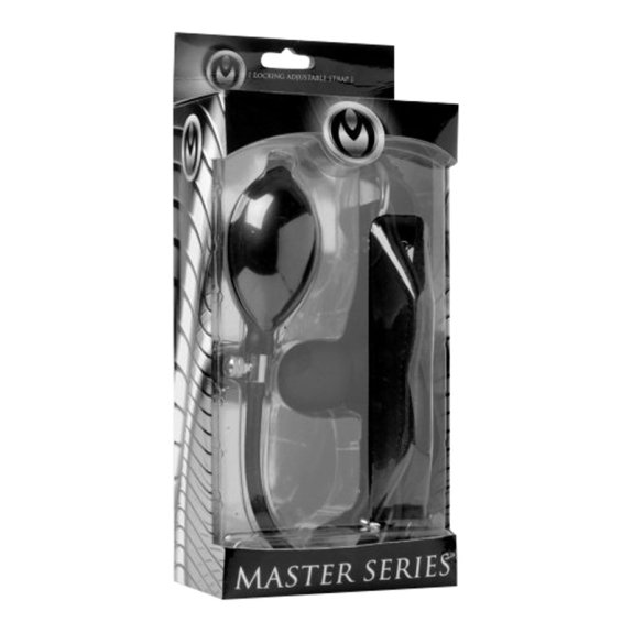 Master Series Silencer Inflatable Locking Silicone Penis