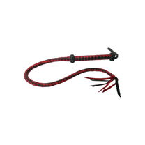 Strict Leather Premium Red And Black Leren Zweep