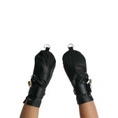 Strict Leather Bondage Mittens