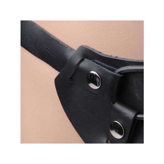 Strict Leather 2-Strap Lederen Strap-On Harnas